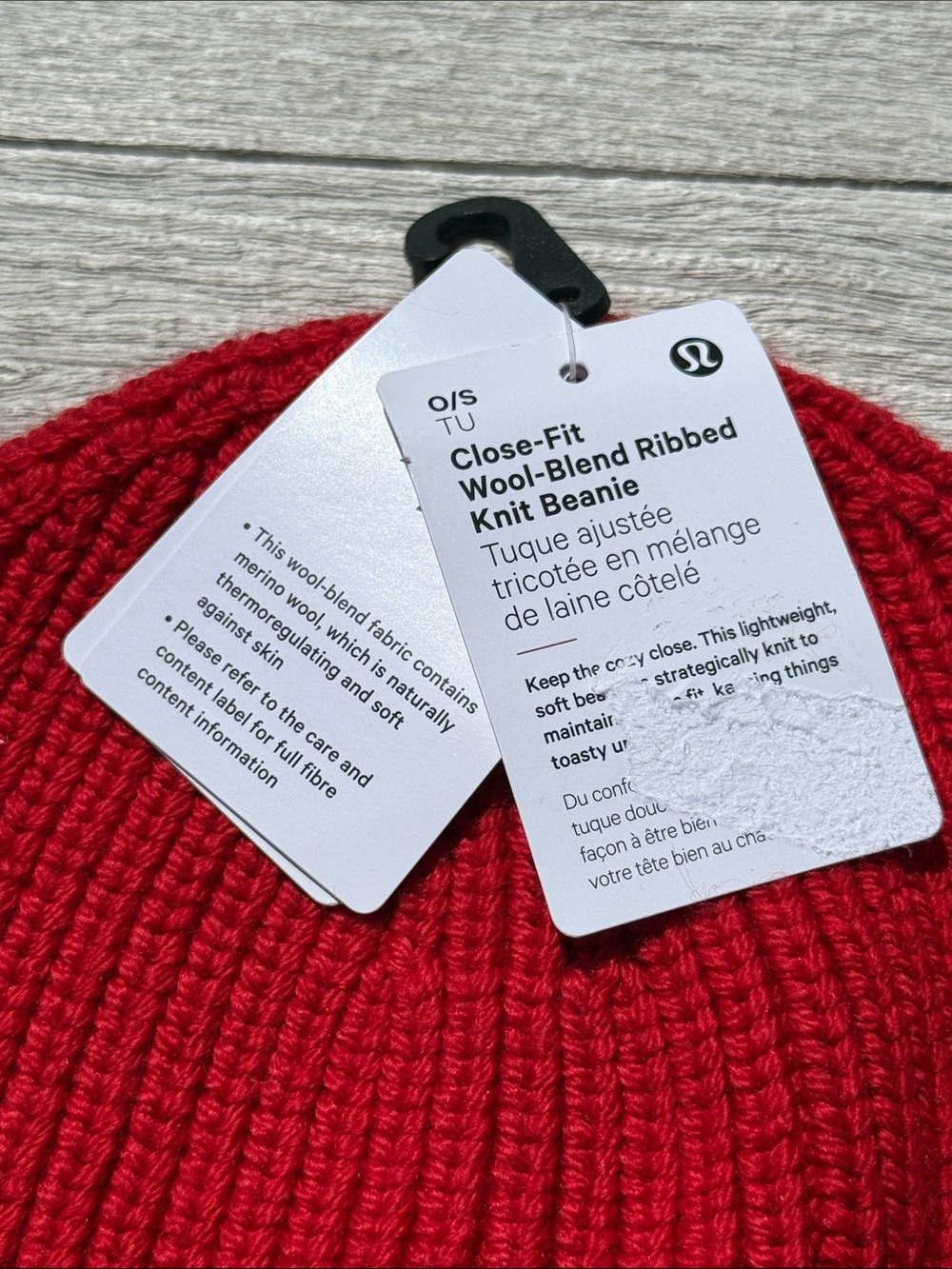 Lululemon Beanie Oxford Red NWT hat ❄️ - Picture 2 of 5